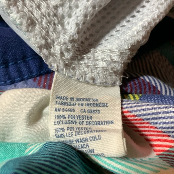 AMERICAN EAGLE OUTFITTERS-multicolored plaid drawstring high waist hybrid shorts - Picture 11 of 11